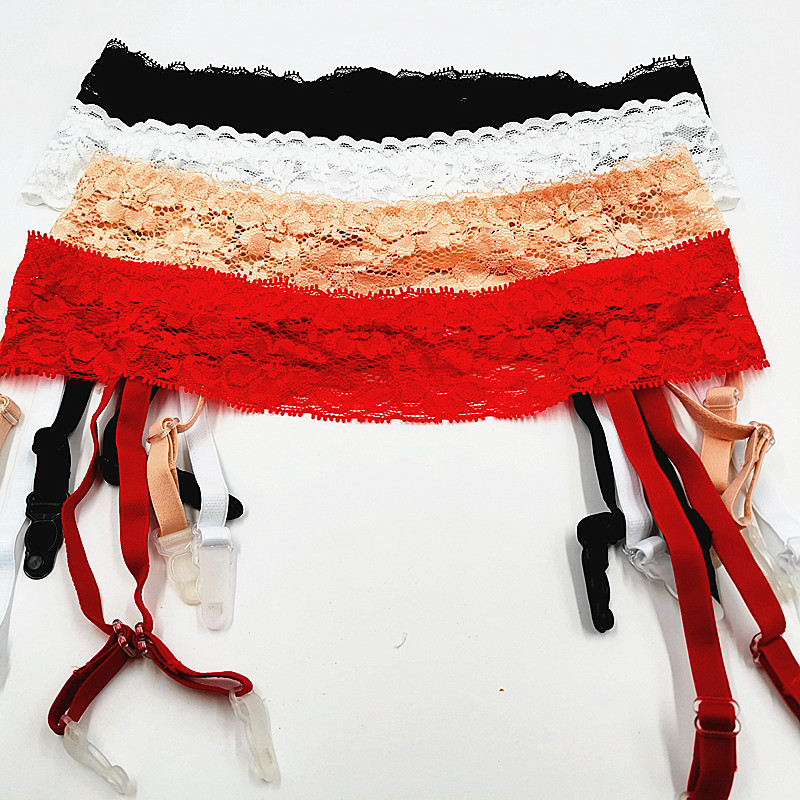 Garter Belt Sexy Temptation Lace Garter Belt Foreign Trade High Waist Sexy Garter Belt Garter Belt Europe and America