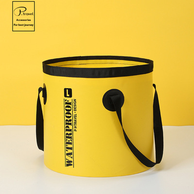 outdoors portable Foldable bucket travel Camping Camp Basin Picnic Vegetables Storage tank capacity