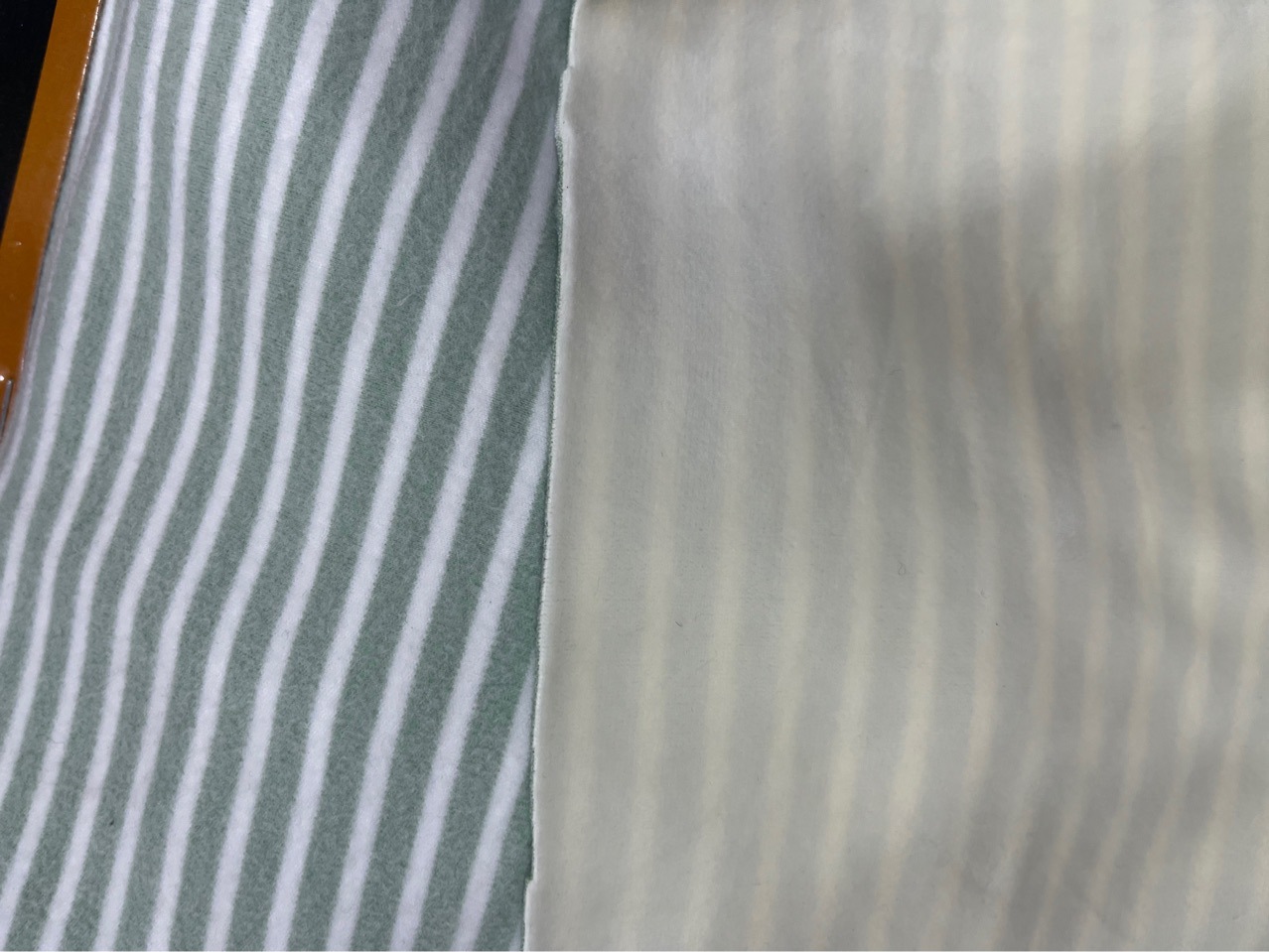 秋冬中条纹德绒面料180cm280g条子绒贴身内衣打底衫睡衣面料