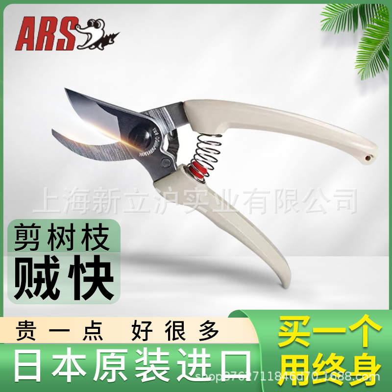日本ars130DX爱丽斯修枝剪刀园艺剪修剪树枝果树园林树枝花艺剪刀