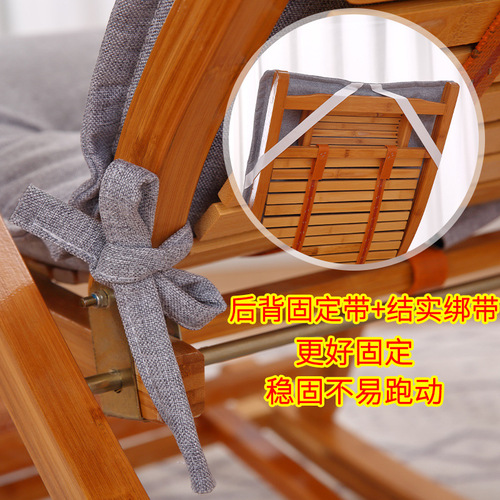 Recliner seat cushion back cushion integrated swivel chair cotton pad all-season universal thick autumn winter folding chair lazy person chair cushion