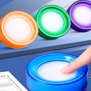 Wet Hand Sanitizer Money Counting Sponge Bank Accounting Dipping Box Water Dipping Box Paper Money Counting Wax