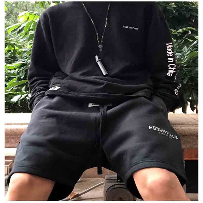 Bermudas Deportivas de Algodón para Hombre, Corte Holgado y Estilo Urbano Essentials