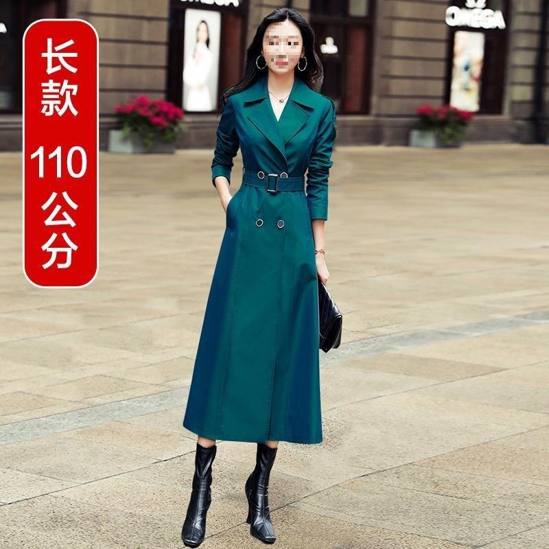 风衣外套女装2025新款潮ins春季气质洋气中长款过膝韩版大衣|undefined