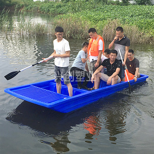 Plastic boat double-layer thickened beef tendon fishing boat assault boat fishing boat fishing fishing fishing farming net casting plastic boat