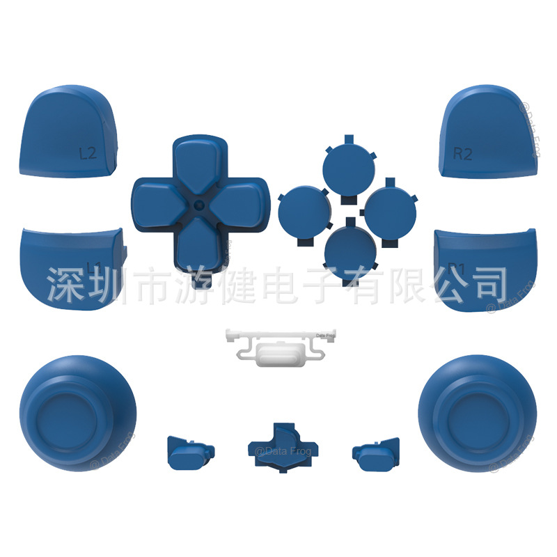 Aplicable PS5 mango Shell material de cáñamo superficie botón PS5 mango reemplazo Shell accesorios P5 mango Botón de reparación de reemplazo