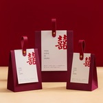 小红书中式手提喜糖盒订婚喜糖袋子伴手礼盒回手礼糖果盒婚庆必备