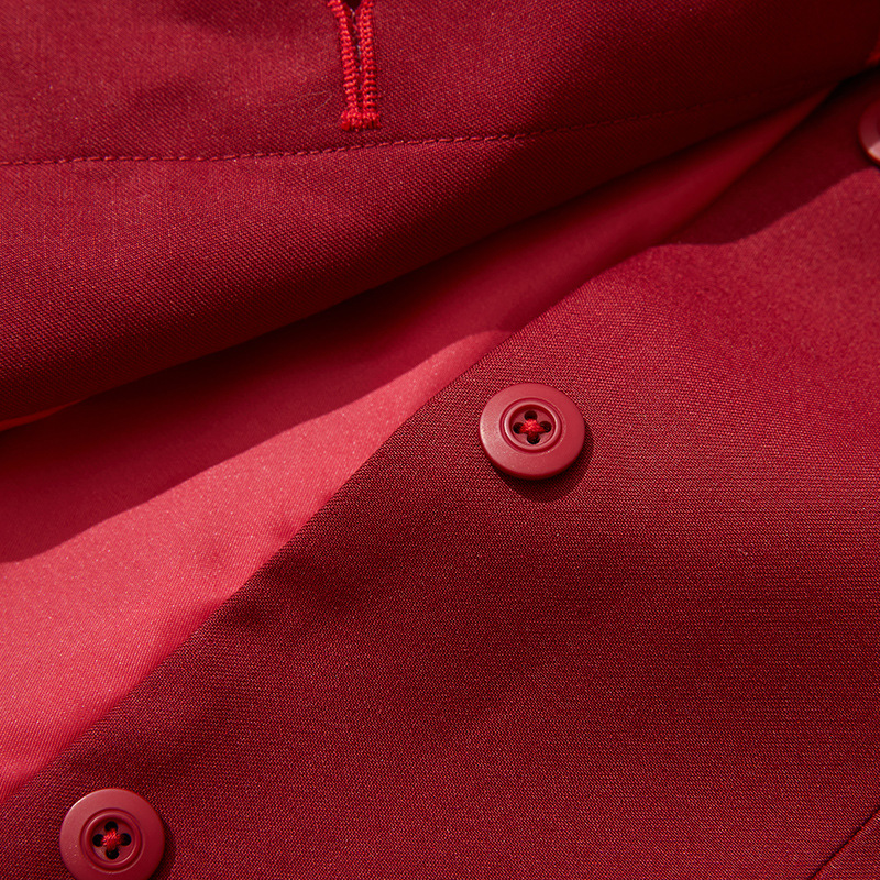 Red classic suit, set, uniform, custom-made