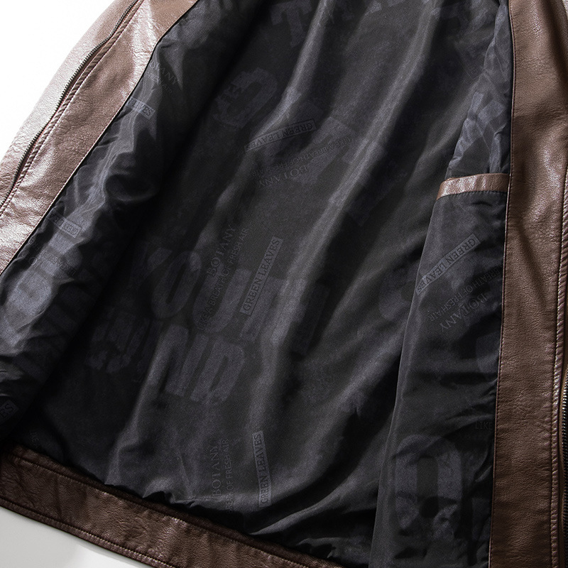 Herrenbekleidung Sonderangebot an Freizeitsport Herbst Paar Motorradbekleidung lockere Oberteile Jacke Retro Persönlichkeit Herren Lederjacke_voghion.com