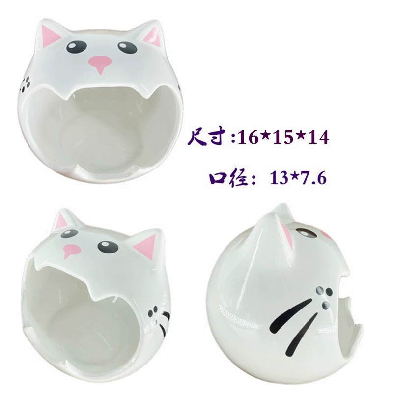 Summer ceramic hamster nest cooling ice house for small pets, guinea pig, hampster ceramic nest