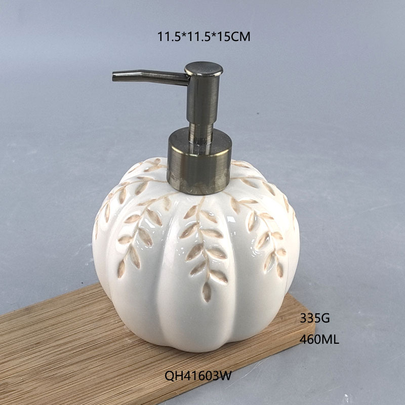 Taza de enjuague bucal de mármol Juego de baño Botella de prensa de cerámica Juego para el hogar Juego de tres piezas de almacenamiento de baño de hotel