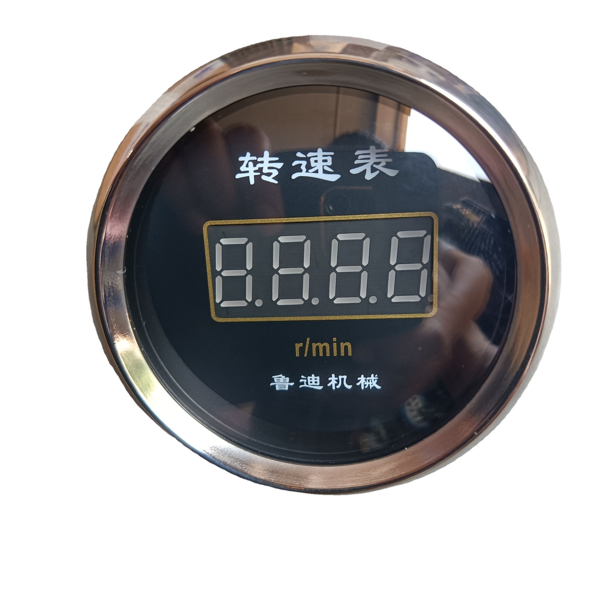 Zhuǎnsùbiǎo Harvester Drum Speed, Vehicle Rolling Shaft Speed Pulse Signal 12v24v52mm Digital Display Tachometer (tachometer)