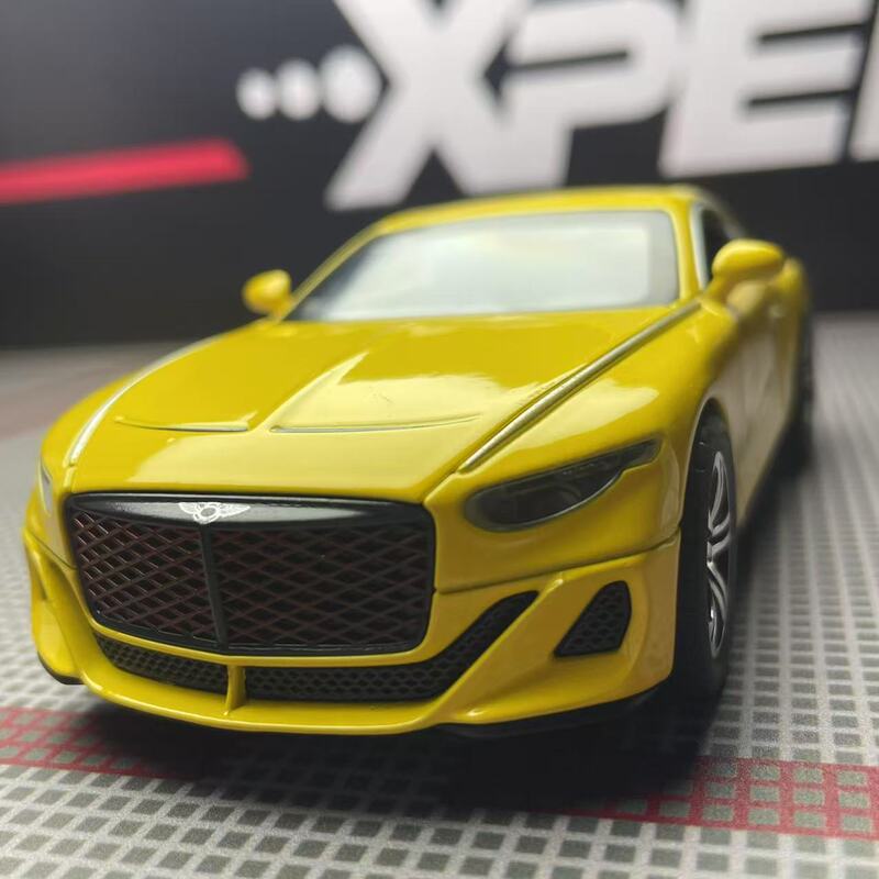 Lijiaxin Alloy Car Model 1:32 Mulai Bentley Sports Car Sound and Light Music Pull-Back Toy Car Alloy Car Model
