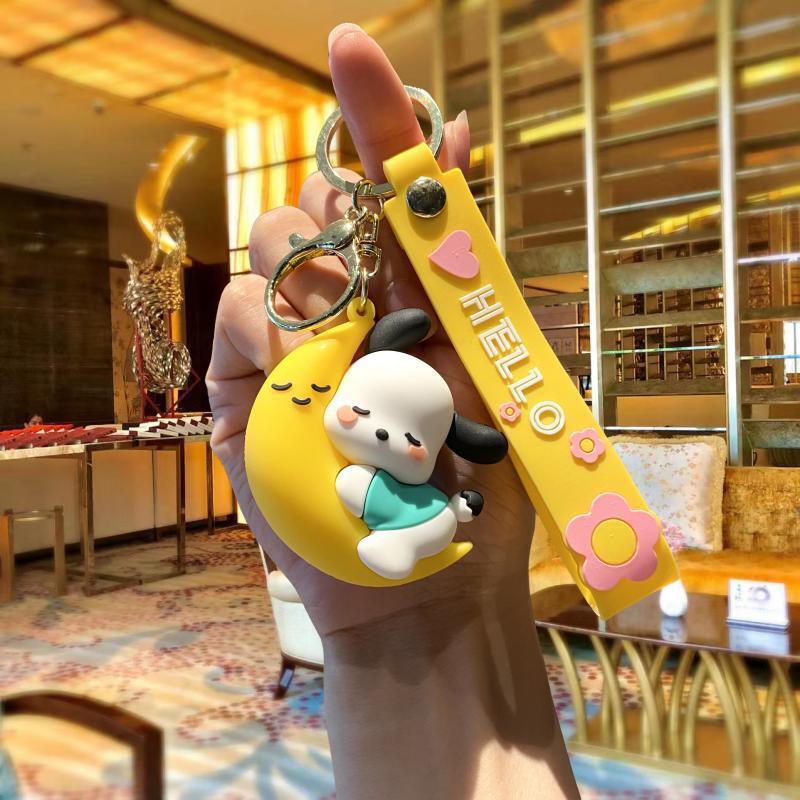 ネットの赤い漫画の子供の熊のサンリオの鍵は自動車のカバンのキーチェーンのカップルの親友の小さい贈り物の卸売りを掛けます。|undefined