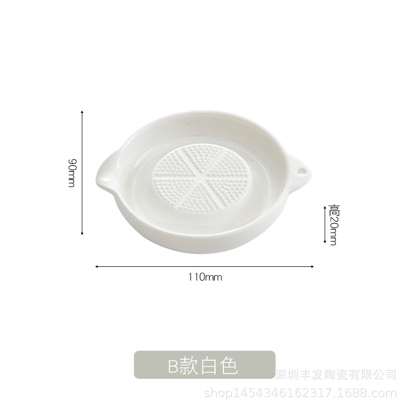 Amoladora manual de jengibre amoladora de ajo hogar de cerámica amoladora suplemento alimenticio para bebés amoladora de barro amoladora de jengibre