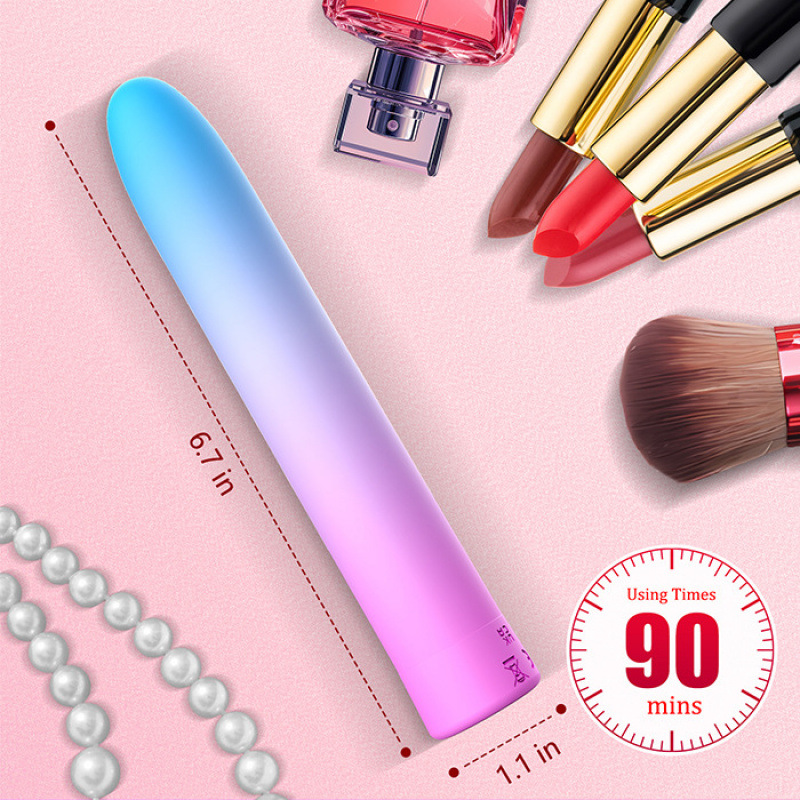 工厂私模渐变色跳蛋隐藏式成人用品女七寸棒振动器震动棒磁吸自慰