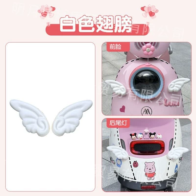 Other Electric Vehicle Accessories | Small Accessories - white-flying-small-wings