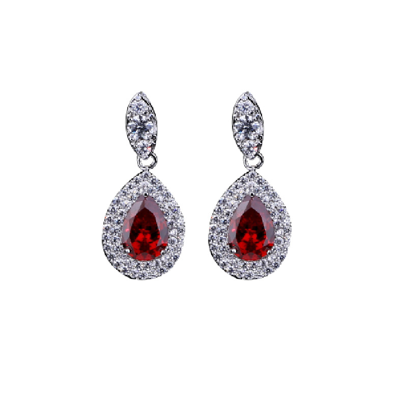 Red Diamond-Earrings