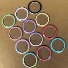 透明 Magsafe 磁気吸盤バックステッカーソリッドカラー磁気ベース DIY 携帯電話エアバッグホルダーリングバックルカスタマイズ