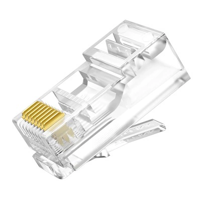TP-LINK TL-EH5E-100 Пятой тип безэкранного сетевого кристаллического головного устройства 100 установлен RJ45 сетевой кабель разъем