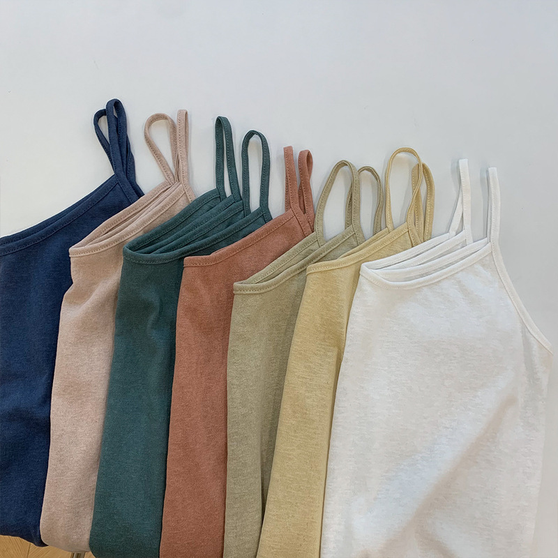 2024 Summer Loose, Slim, Versatile and Practical Vest, Hemp-Feeling Cotton Multi-Color Camisole with Inner Vest 2024 Summer Loose, Slim, Versatile and Practical Vest, Hemp-Feeling Cotton Multi-Color Camisole with Inner Vest