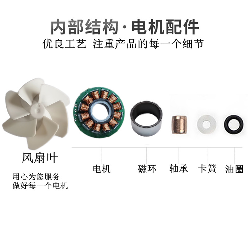 三相12槽高速无刷风扇电机高转速马达 手持风扇电机 小风扇电机