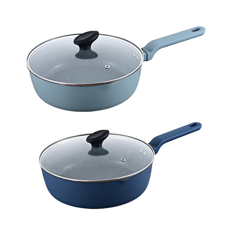 Cooking Dahuang Maifan Stone Spot sartén antiadherente Wok doméstico Fried Huevos Tortilla Panqueques Olla de carne Yijing Sartén profundo