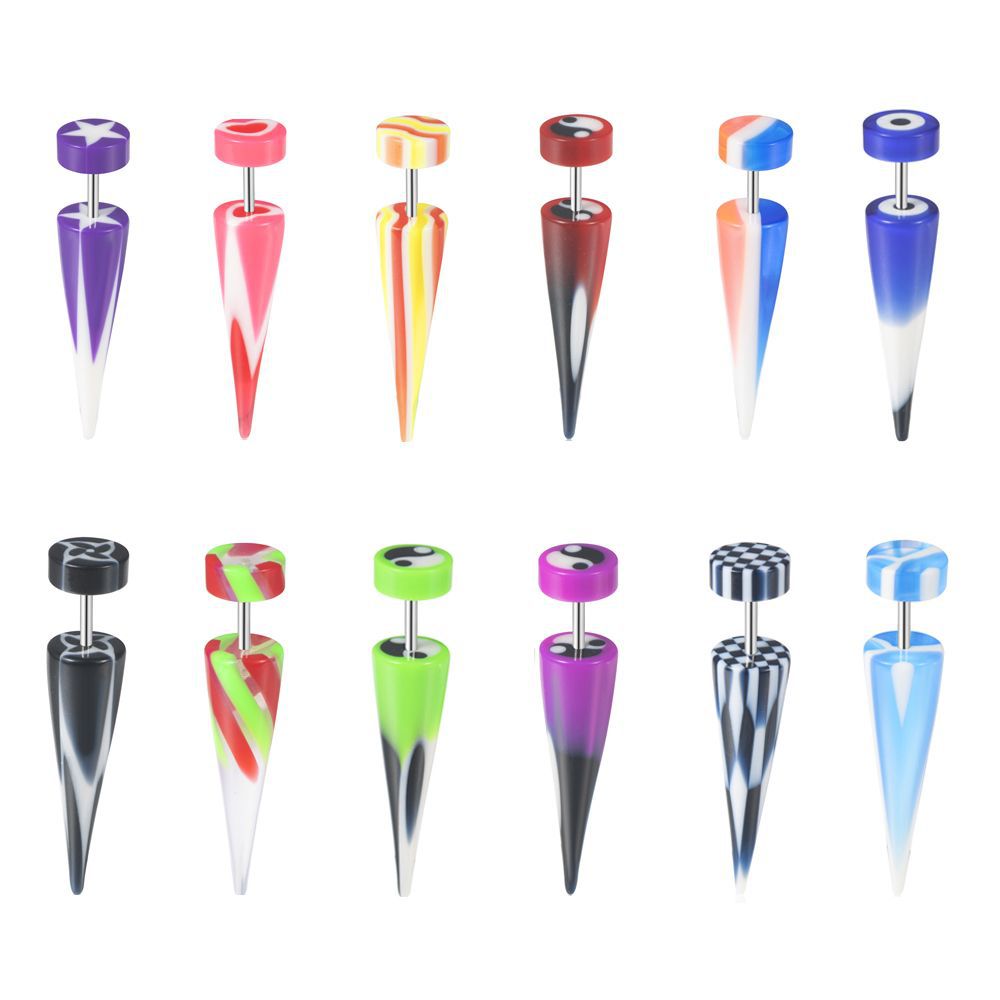 Simple Style Geometric Arylic Ear Studs 1 Piece