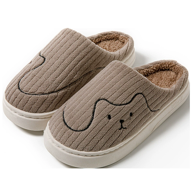 Cartoon cute demi-season slippers, keep warm comfortable footwear indoor platform for beloved