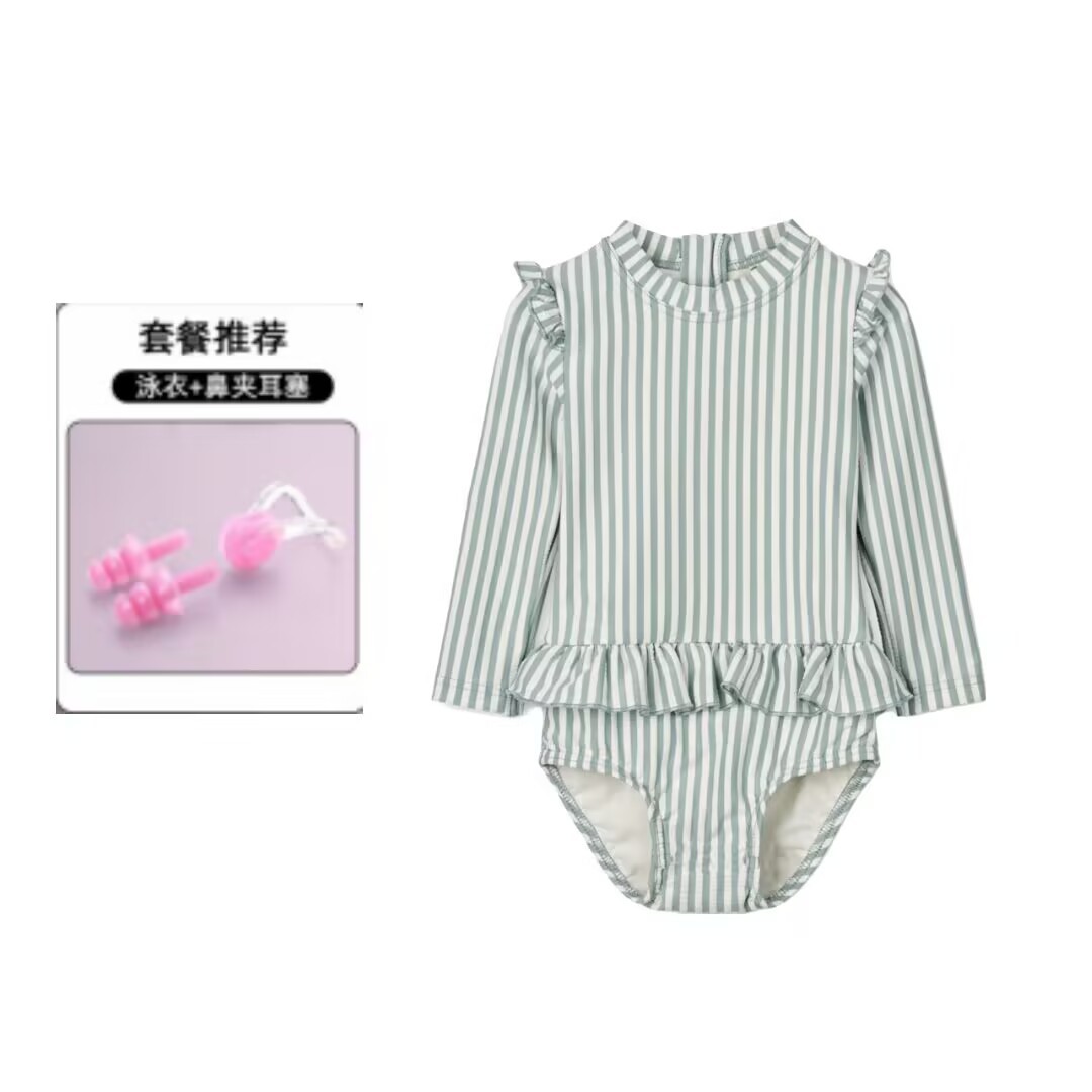 Niños trajes de baño de manga larga de secado rápido para niñas nuevas niñas lindas trajes de baño al por mayor