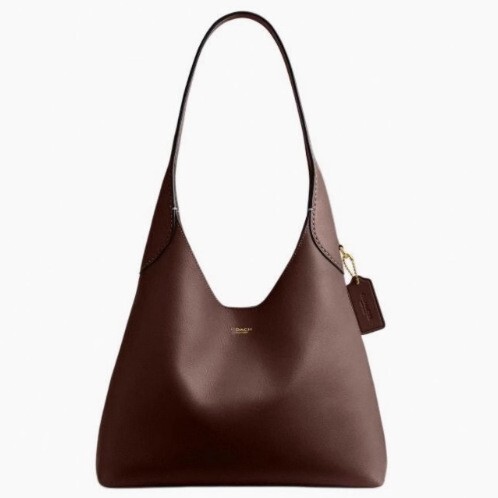 Koujia 2025 New Brooklyn Hobo Genuine Leather Shoulder Bag Handbag Simple Large Capacity Armpit Bag for Women