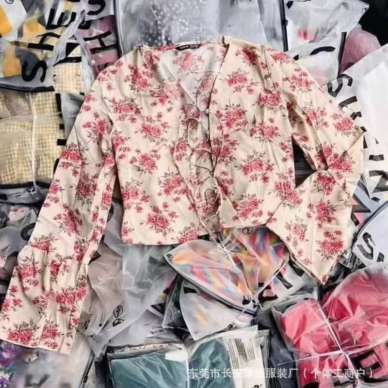 Embalaje transfronterizo marcas de verano shein ropa de moda de mujer sexy mezcla tropical embalaje