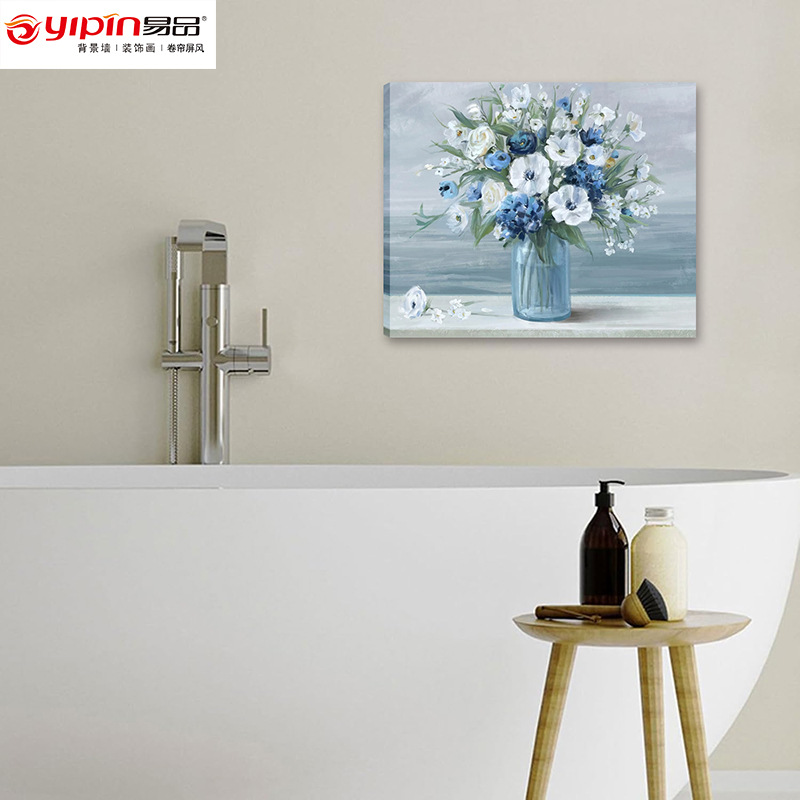 Cross-Border Canvas Painting Oem Living Room Decoration Bedroom Mural Hotel B&B Artwork Office Frameless Painting