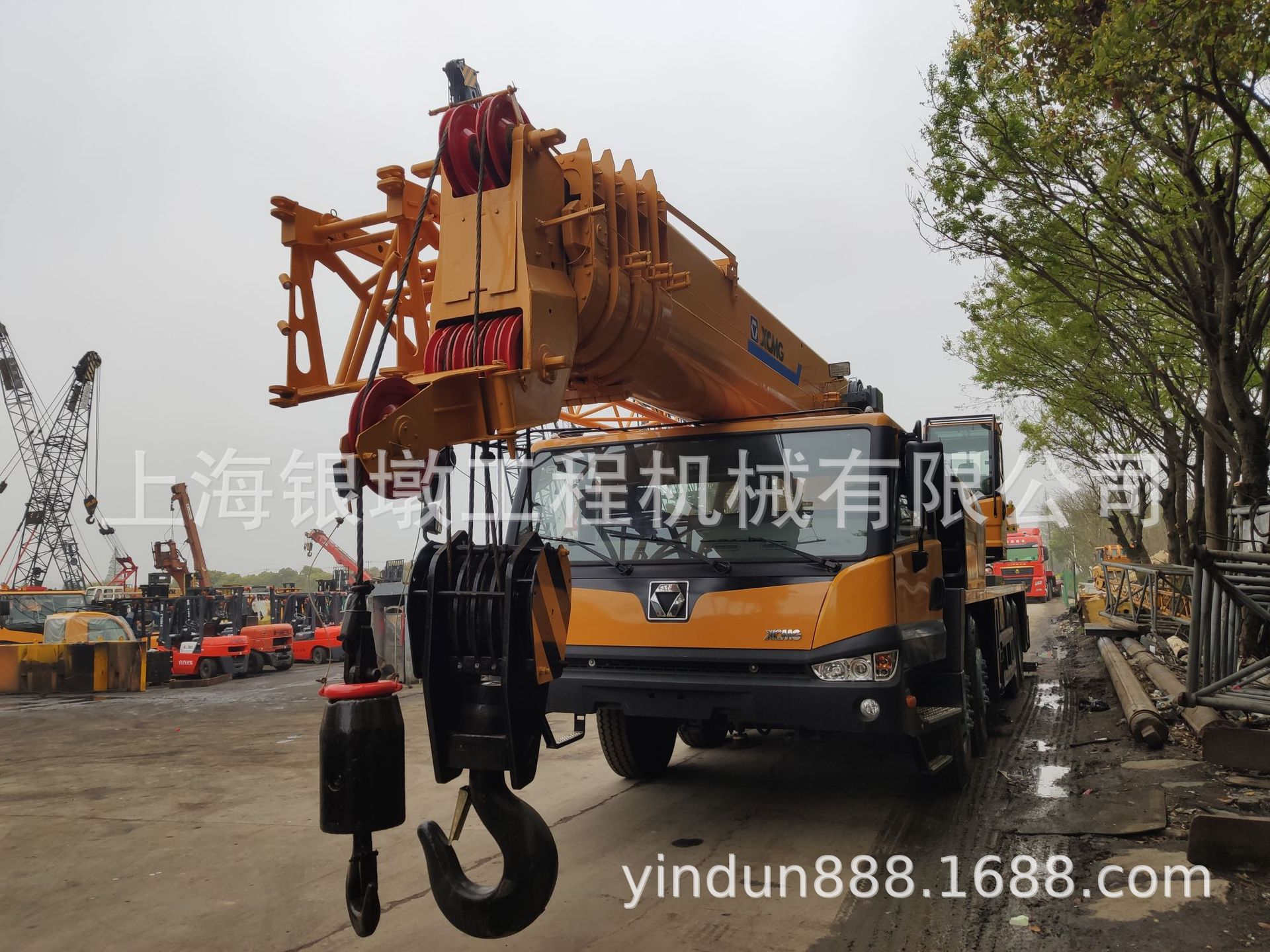 二手徐工50吨 70吨 起重机出口QY55K  QY70K-II吊车