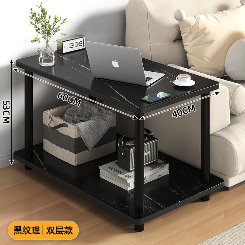 ソファの真ん中の小さなコーヒーテーブル、オフィスサイドキャビネット、軽くて豪華でハイエンドの長方形のサイドテーブル、ティーテーブル、正方形のテーブル|undefined
