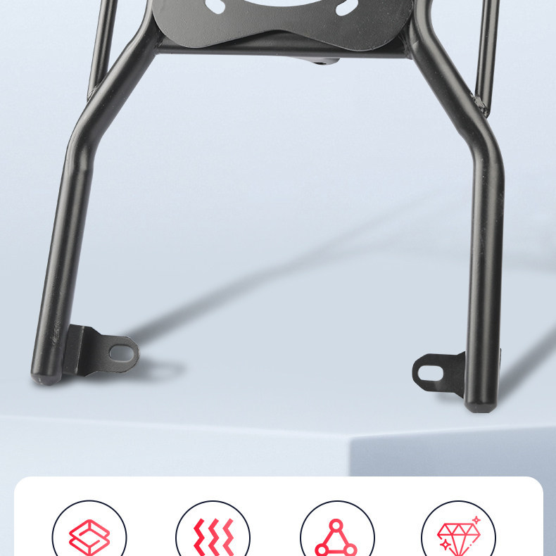 Suitable for Tailg Cangqiong Electric Vehicle Rear Rack, Thickened Tail Box Bracket, Electric Motorcycle Delivery Rack Modification Accessories