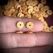 超薄新款其他佛香双面牛皮六字真封边隔片垫片高端文玩菩提小配件