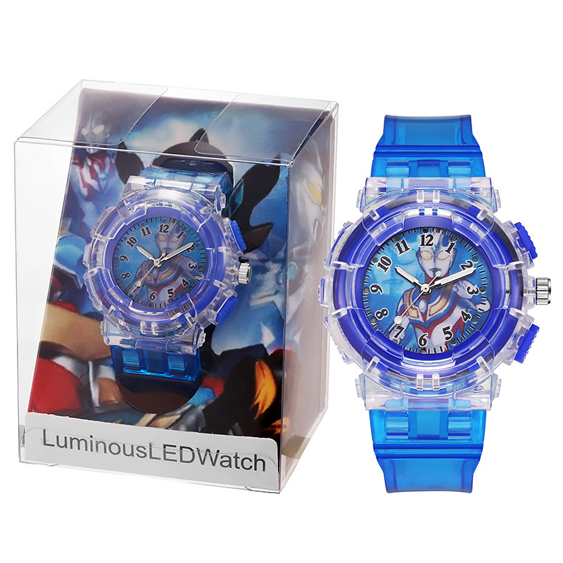 Cross-Border Popular Plastic Watch, Luminous Children's Watch, Night Light Quartz Watch for Primary School Students, Cartoon New Model Wholesale Cross-Border Popular Plastic Watch, Luminous Children's Watch, Night Light Quartz Watch for Primary School Students, Cartoon New Model Wholesale