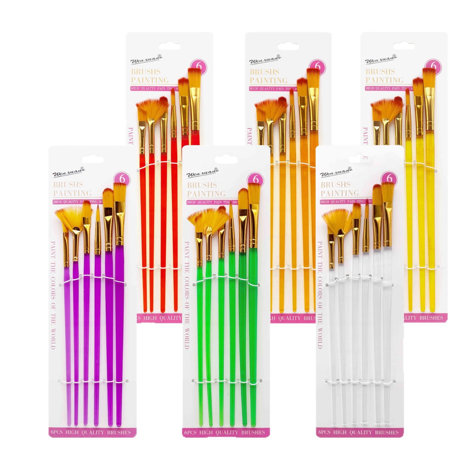 transparent plastic nylon set