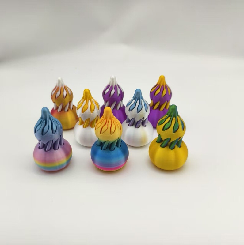 跨境3D圣诞树圆柱锥形金字塔葫芦方柱形螺旋解压玩具新年礼物摆件|undefined