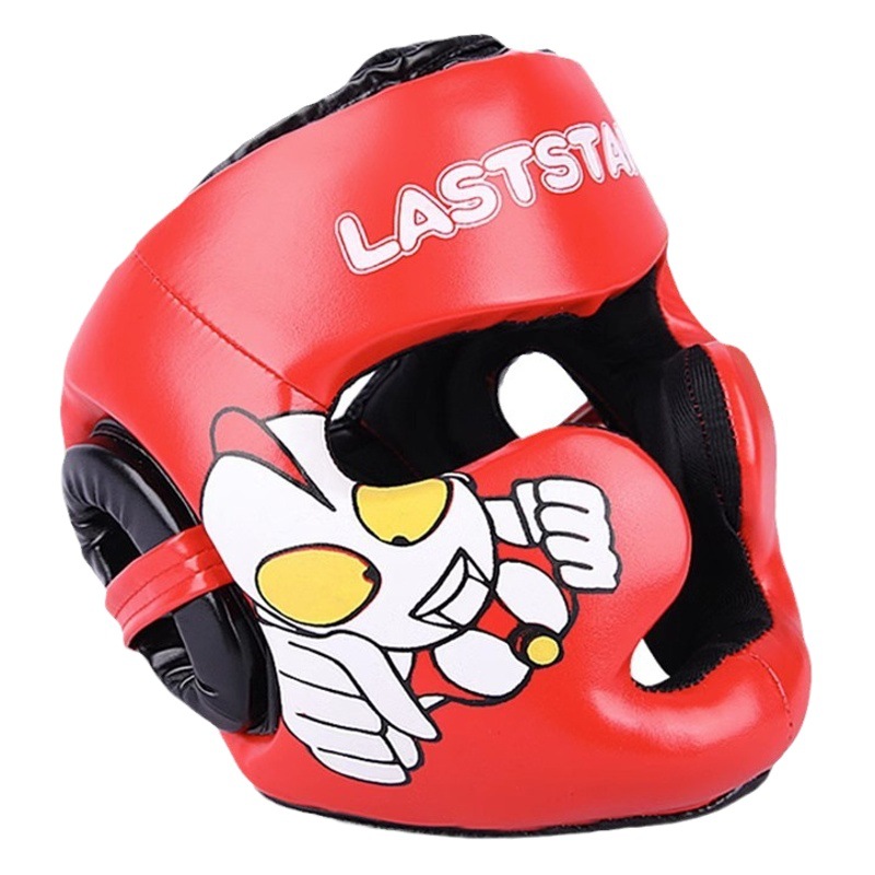 Children's sanda boxing helmet professional training actual combat competition thickened head guard martial arts school for boys and girls free fight