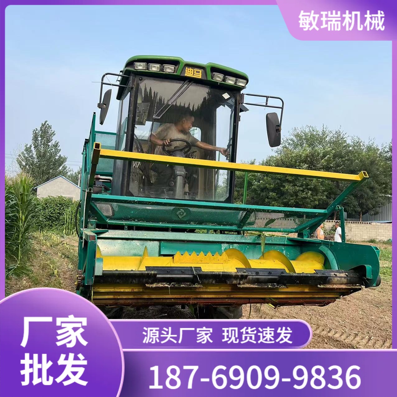 玉米秸秆牧草收割粉碎青贮机厂家出售捡拾秸秆倒伏地滚刀青储机