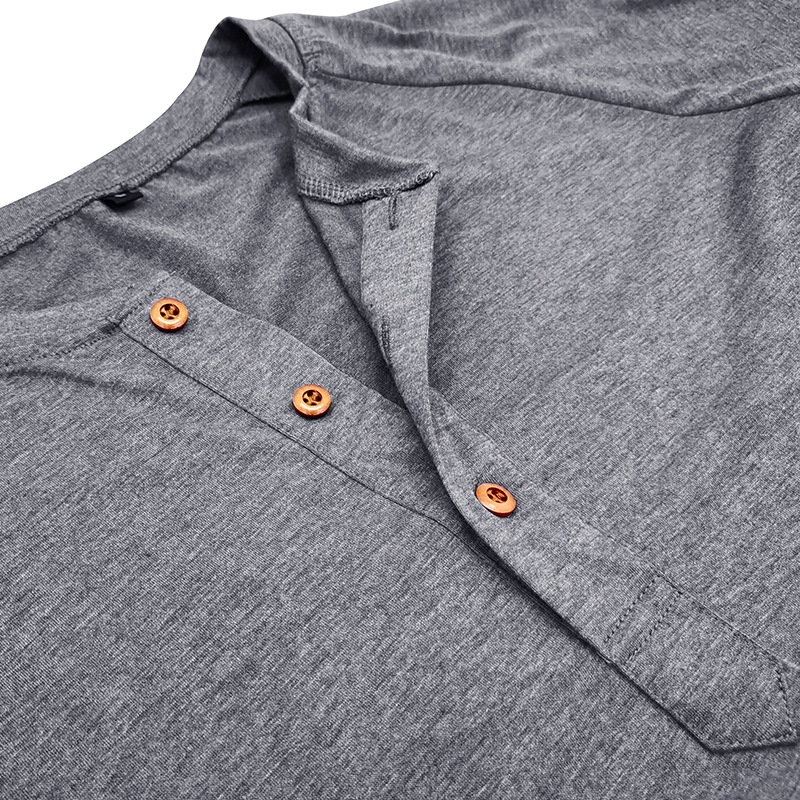 autumn and winter men's long-sleeved T-shirts, men's bottoming shirts, men's t-shirt clothing processing_voghion.com