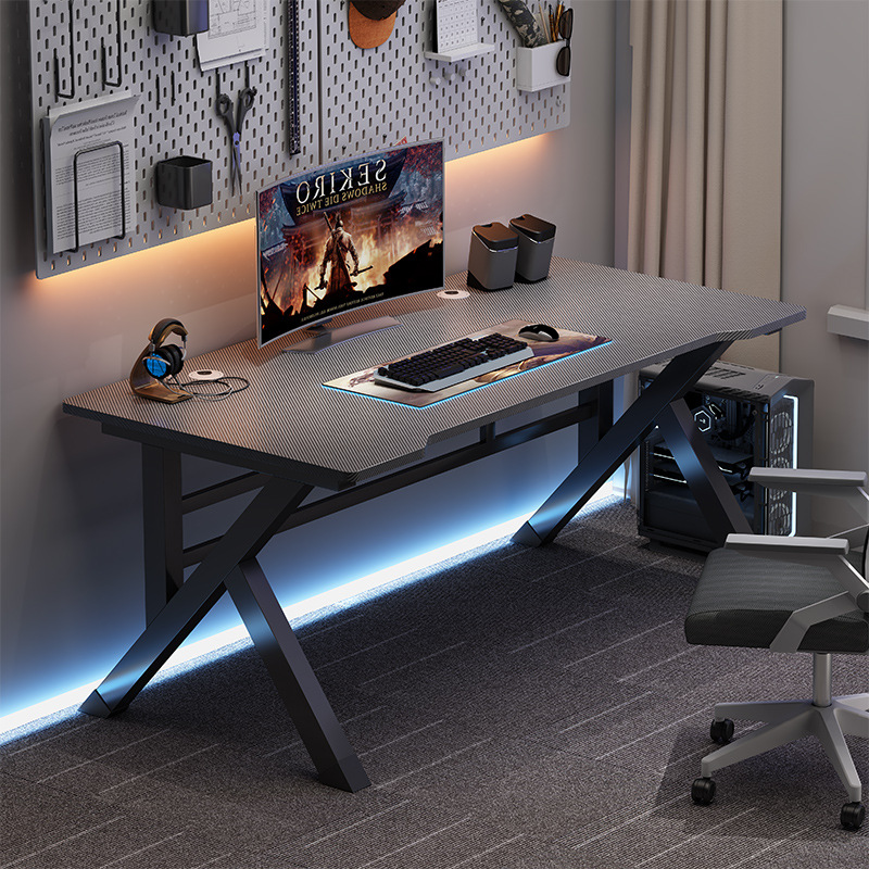 Mesa de computadora personalizada de comercio exterior escritorio hogar moderno simple mesa de deportes electrónicos dormitorio simple mesa de escritorio mesa de trabajo