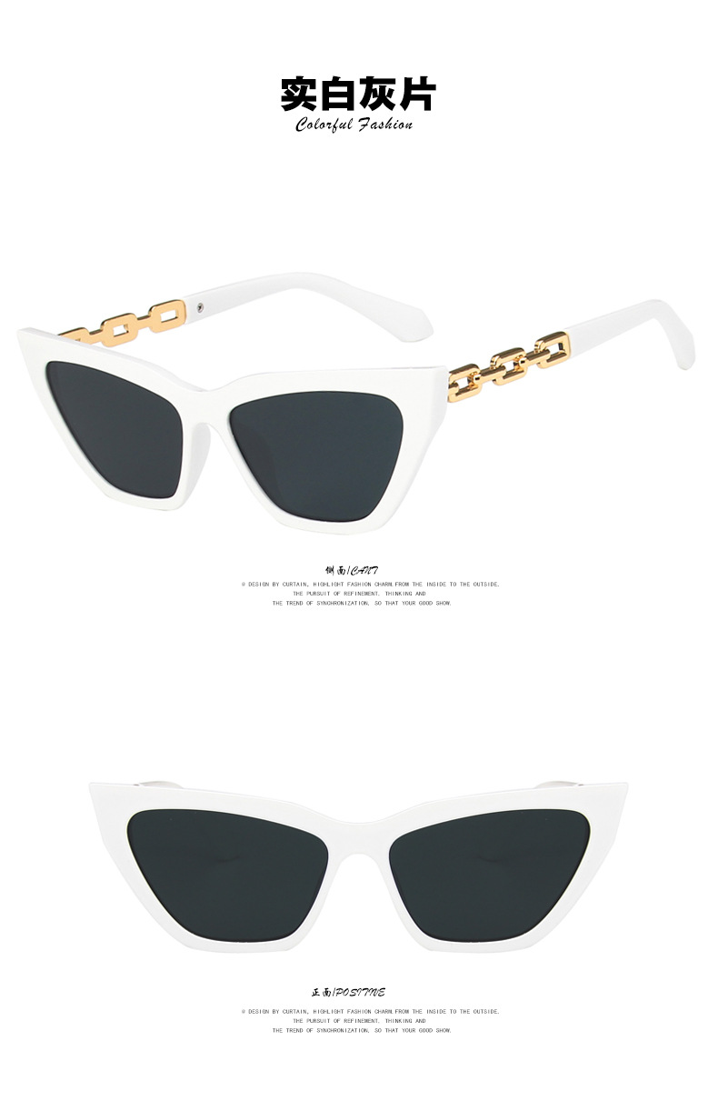 40g Weight UV400 Protection Lens Material Outdoor, Travel, Party, Fishing Occasion Women'S, Men'S, Unisex Gender Hip-Hop, Retro, Fashion, Simple Style Style Grey, White, Red, Black Color Hip-Hop Retro Fashion UV400 Protection Women's Sunglasses 6