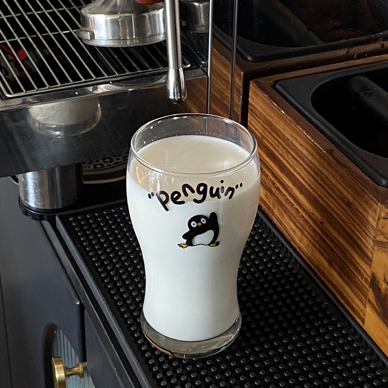 忙しい自家製かわいいペンギンジュースカップ夏insレトロなビールマグ大容量コールドカップ|undefined