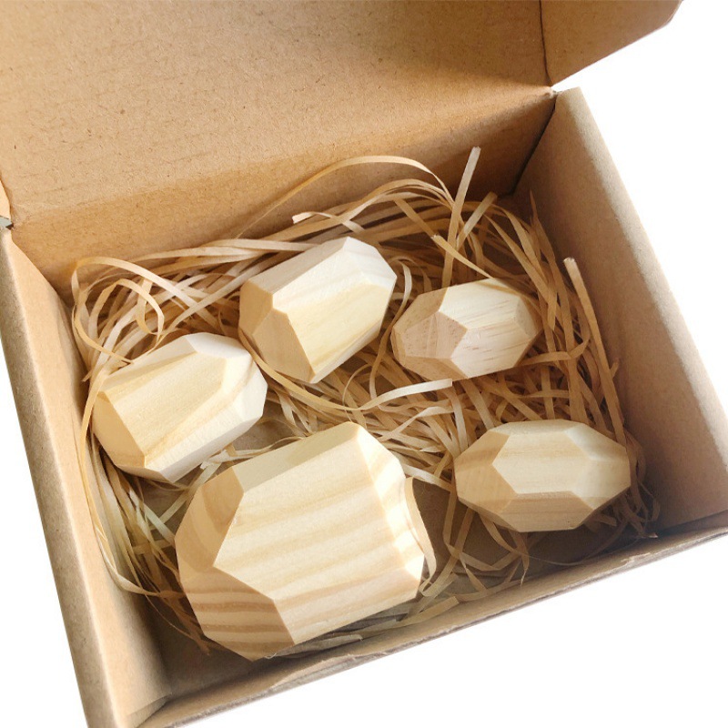 Piedra laminada de madera para niños piedra de color Montessori de madera equilibrio cognitivo laminado bloques de construcción juguetes de educación temprana