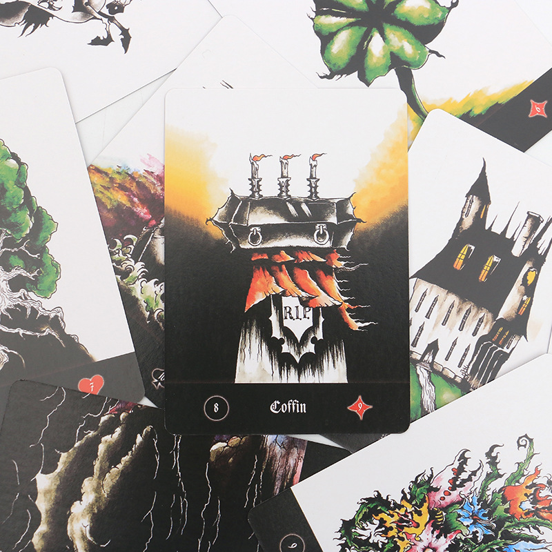 Cartas de tarot oráculo rui nian li nuo man versión en inglés_voghion.com