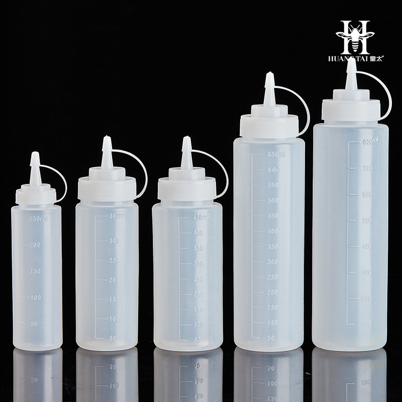 现货挤酱瓶调味瓶酱油壶厨房用品尖嘴调料瓶果酱瓶沙拉瓶挤压瓶