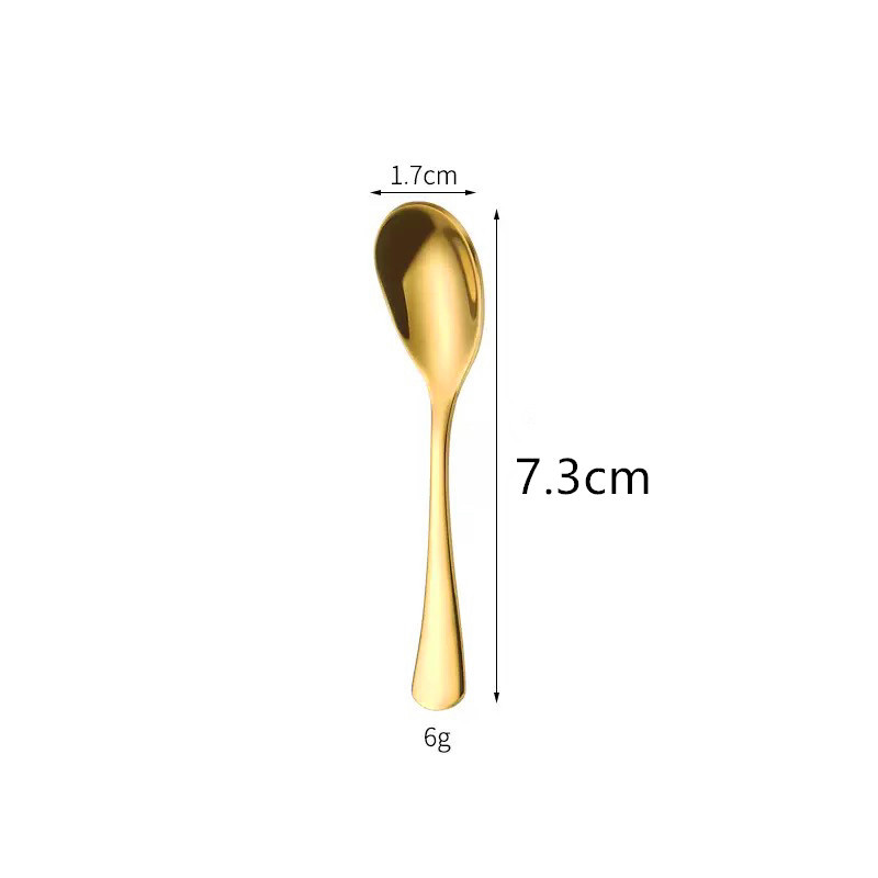 뉴 7.5 큰머리 양념숟가락 (골드)